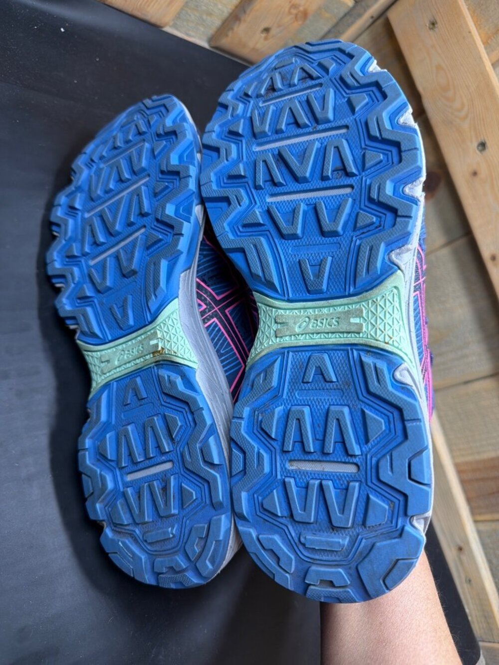 ASICS Gel-Venture 7 Womens Size 9 Blue Pink Trail Running Shoes 1012A476 - Picture 9 of 9